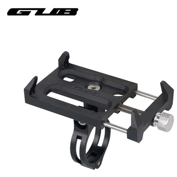 GUB G-83 Bisiklet Gidon Raf Genişliği 5.6-10CM Ayarlanabilir Tutucu Destek Standı Telefon Dağı için Naylon PA66 Taban Alaşım Braketi