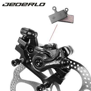 JEDERLO MTB Bisiklet Alaşımlı Mekanik disk fren rotoru 160 180 MM Kaliperleri Klip Rotor Seti Ön Arka dağ bisikleti Parçaları