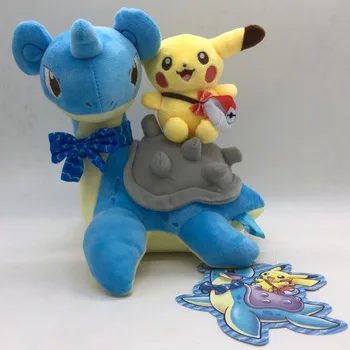 Pokemon 25 cm peluş Lapras pikachued yeni Dedektif karikatür film pet noel hediyesi çocuk kaliteli noel hediyesi çocuk