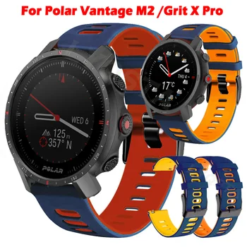 Polar Vantage M M2 Spor Silikon Kayış kordon akıllı saat Polar Ateşleme / Ignite2 / Birleştirmek / Kum X Pro Bilezik Bilek Kayışı